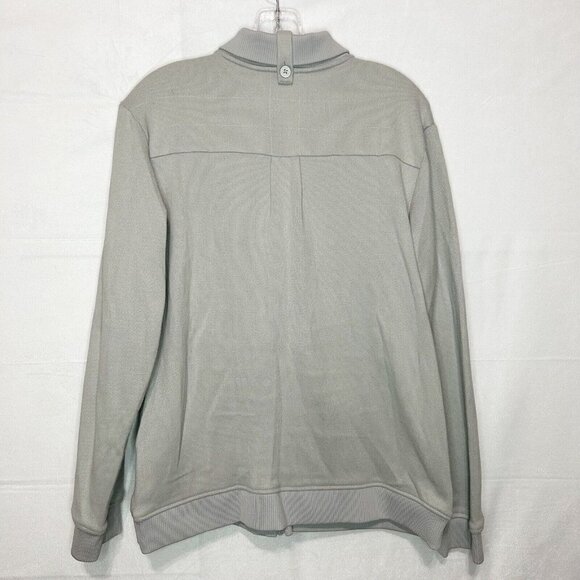 Adidas Women's Bomber Sweater / Jacket Gray Full Zip Sz. XL Tight-Knit - Picture 5 of 7